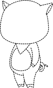 동물캐릭터 라인